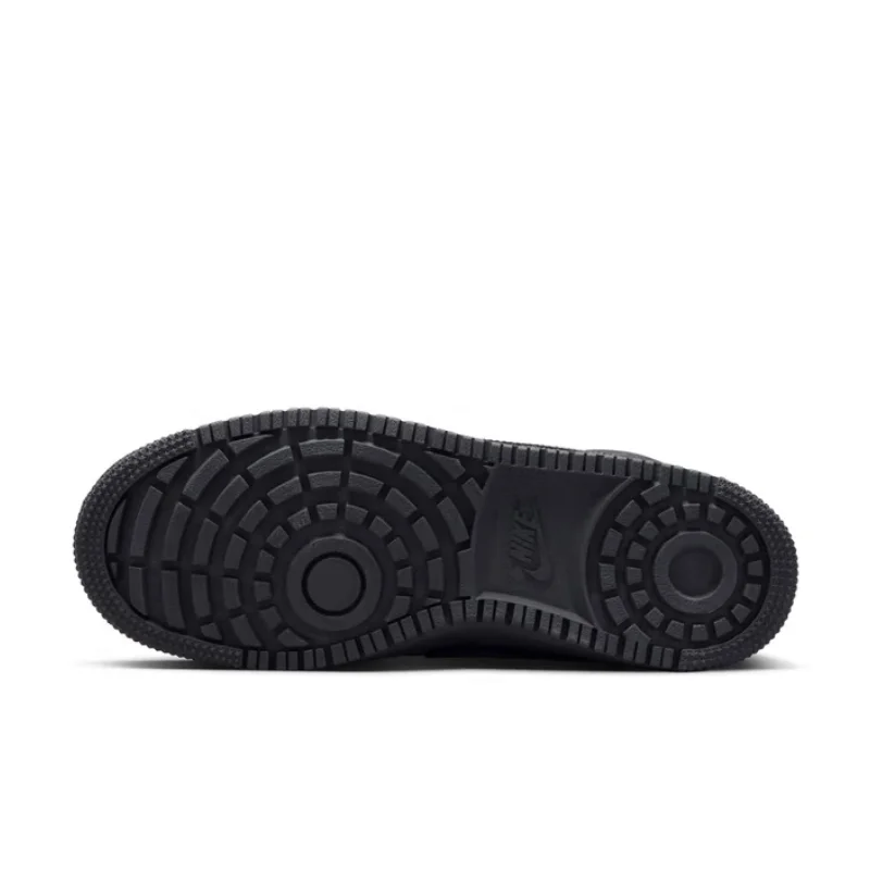 Nike Autumn/Winter Cool Pineapple Wear-Resistant Ankle Protection Men's Mid-Top Sneakers New Comfortable Versatile Pure Black Outdoor Casual Shoes Retro Height-Increasing Court Borough Series Commuting Skateboard Shoes Winter Essential Shoe Model Aa0547-002