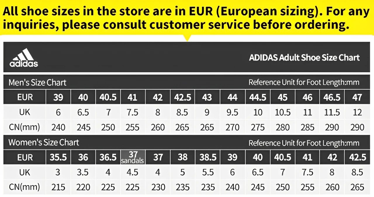 Adidas Official Three Stripes Unisex Fashion Thick Sole Sports Casual Shoes IF3935