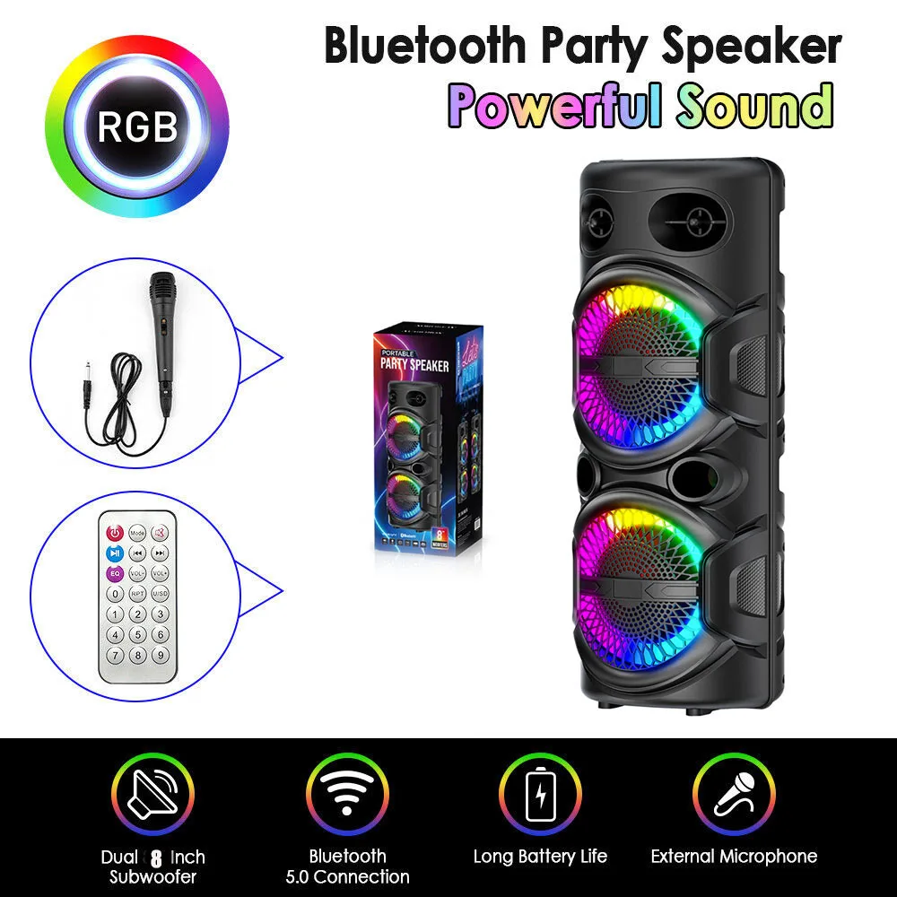 3000W Portable Bluetooth Speaker Sub woofer Heavy Bass Sound System Party Dj Rechargeable Led Light Loud Speaker 3000W Portable Bluetooth Speaker Sub woofer Heavy Bass Sound System Party Dj Rechargeable Led Light Loud Speaker