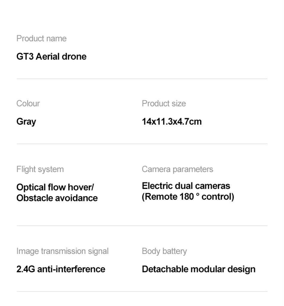 2026 GT3 MAX RC Drone 8K 5G Professional HD Aerial Photography Obstacle Avoidance Remote Control Aircraft Dual Camera Quadcopter
