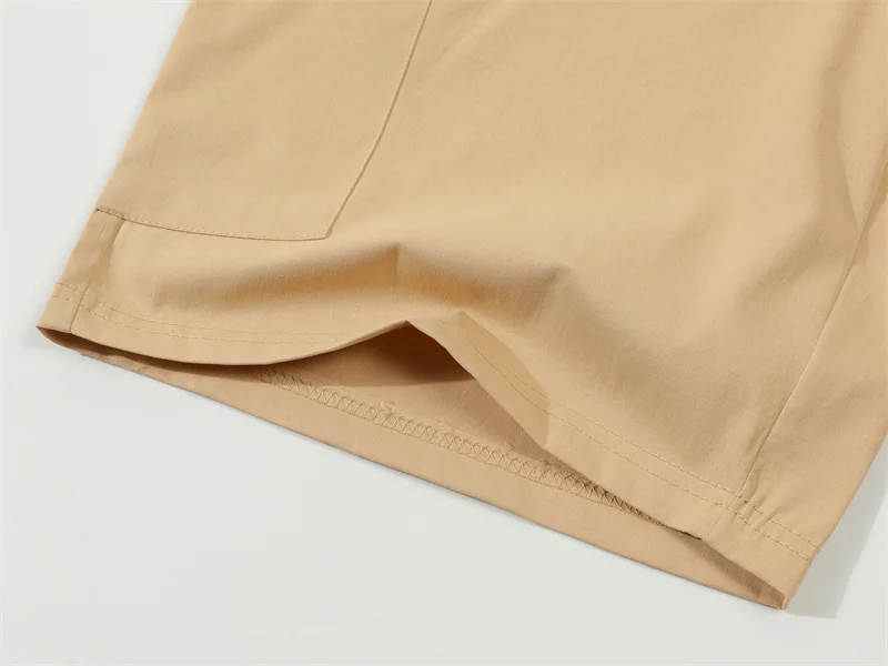 New Multi-Pocket sweatpants Men Shorts Summer cotton linen Comfortable Loose Cargo Short Pants Outdoor Casual Sports Beach Pants