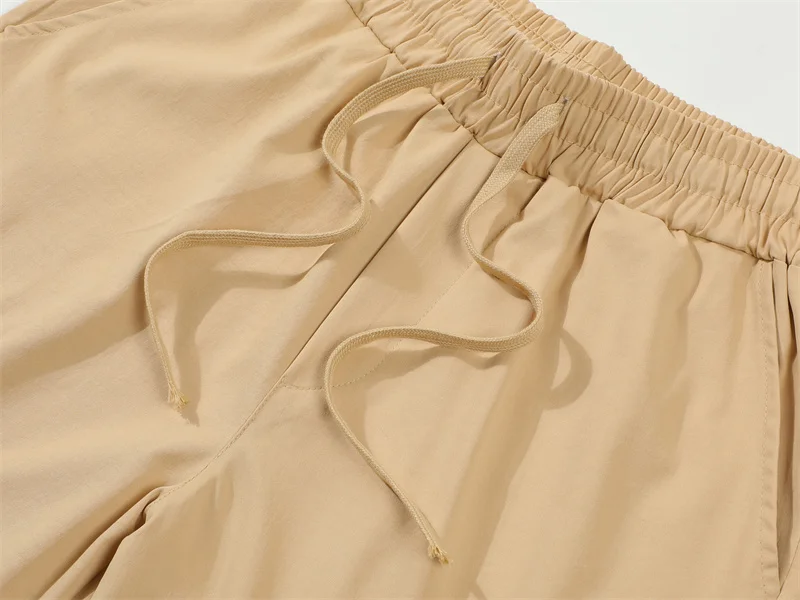 New Multi-Pocket sweatpants Men Shorts Summer cotton linen Comfortable Loose Cargo Short Pants Outdoor Casual Sports Beach Pants