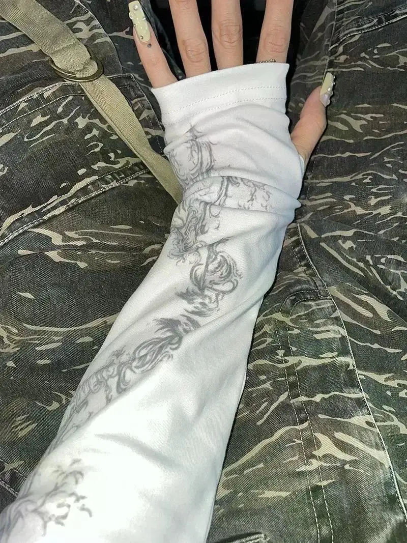 Vintage Women Clothes Y2K T-shirts 2023 Blusas O-neck Long Sleeve Print Tunic Woman Clothing Fashion Casual Crop Tops Shirts