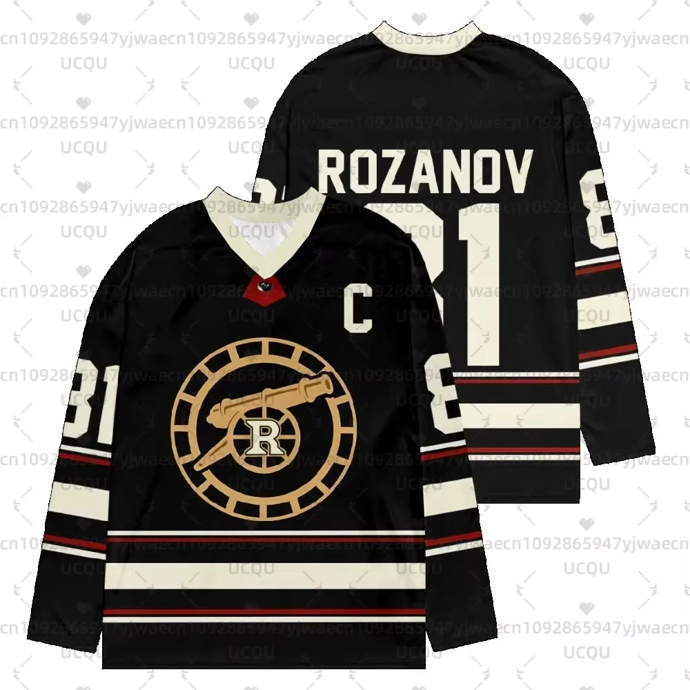Men's Women's Rozanov HOLLANDER T-shirt Unisex Tops Pullovers New Heated Rivalry Hockey Jersey Long Sleeves Tee