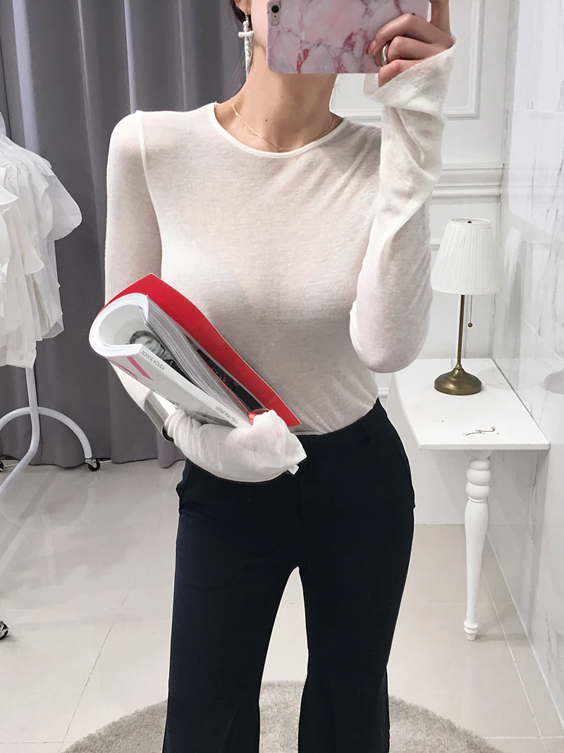 Shintimes Sexy Shirt Women T-Shirt Long Sleeve Korean Style Slim Basic Elasticity Tshirt Top Womens Clothing T Shirt Femme Shintimes Sexy Shirt Women T-Shirt Long Sleeve Korean Style Slim Basic Elasticity Tshirt Top Womens Clothing T Shirt Femme