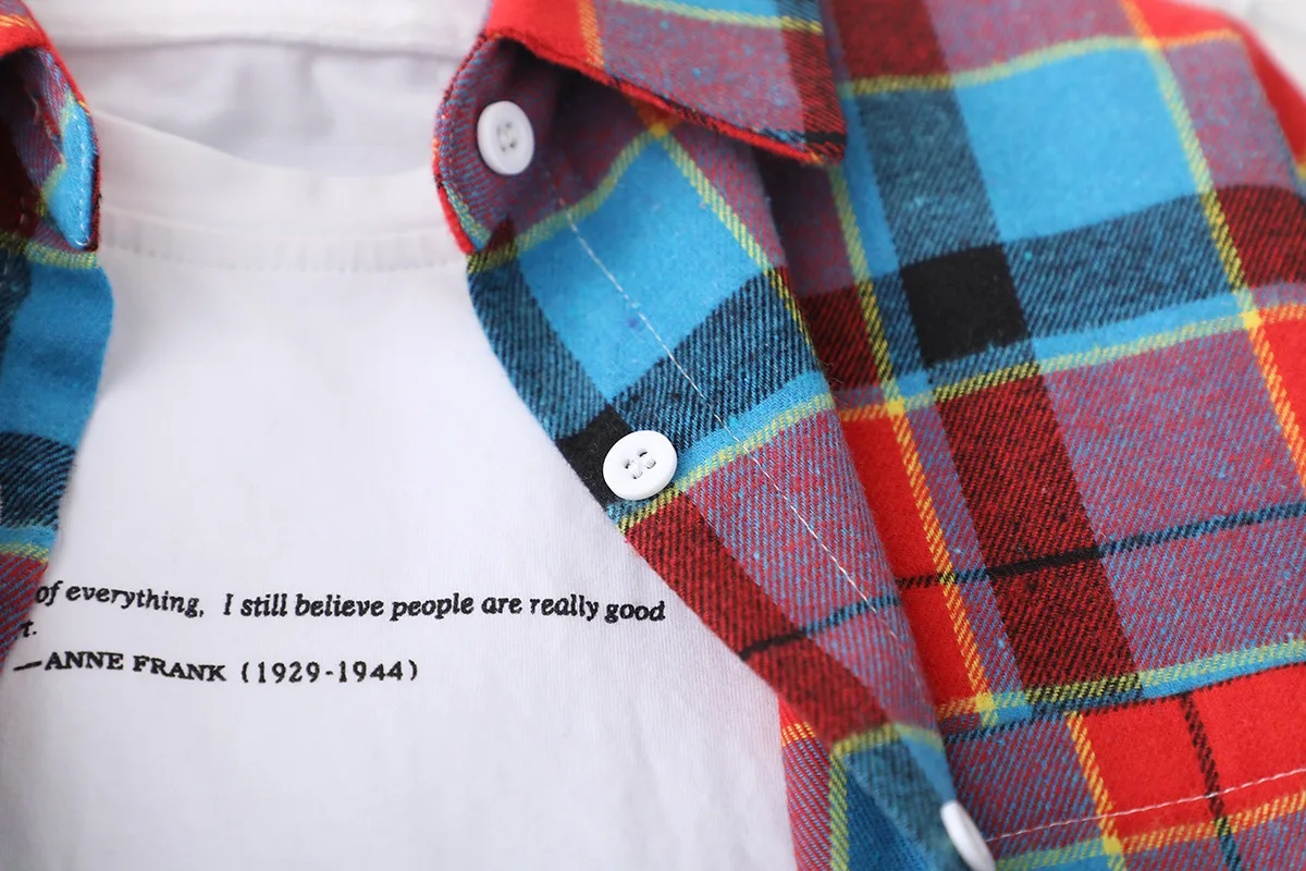 Brand Women's Flannel Plaid Shirts 2025 New Ladies Tops Exquisite Designer Style Loose Blouses Casual Cotton Long Sleeve Blouse