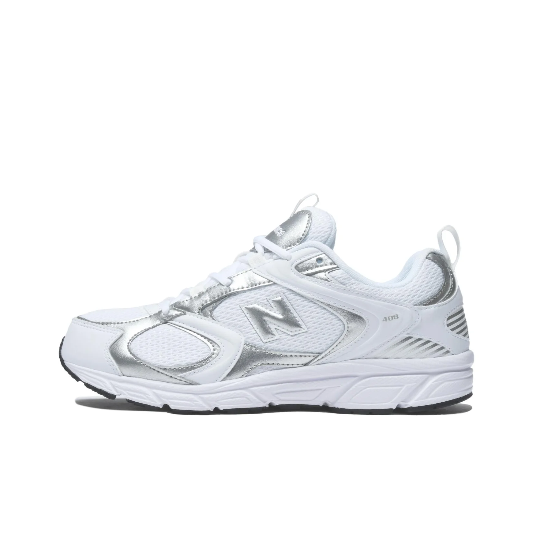 New Balance 408 - Comfortable, Durable, Breathable, Low-Cut Casual Shoes for Men and Women - Silver